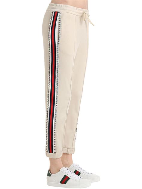 gucci women's jogger pants|Gucci track pants women's.